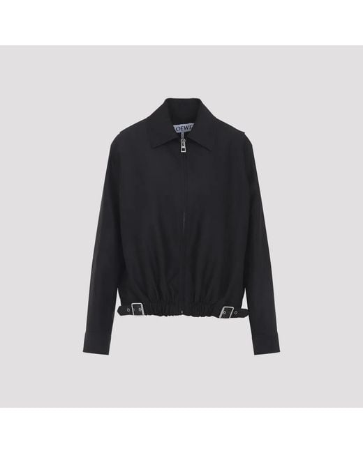 Loewe Black Belted Jacket