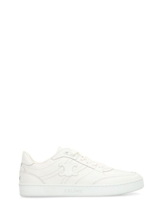 Céline White Sneakers Low-Top Ct-11 Trainer