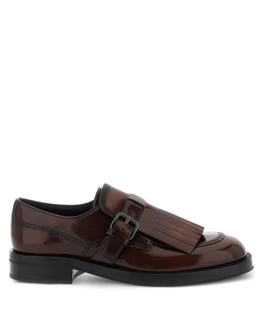 Church's Brown Fringe-Accented Monk Shoes