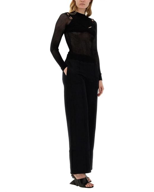 Off-White c/o Virgil Abloh Black Wide Leg Pants