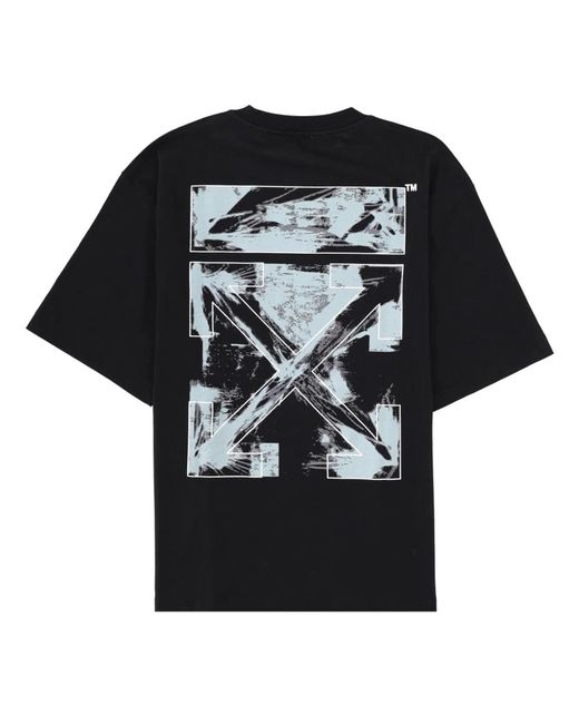Off-White c/o Virgil Abloh Black T-Shirt With Logo for men