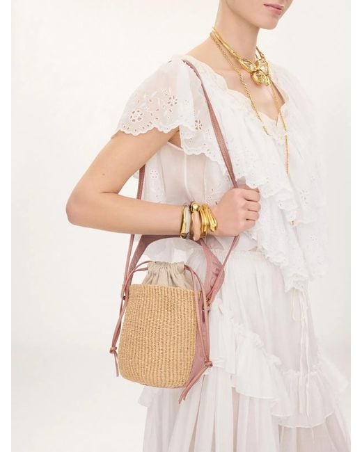Chloé Pink Basket Small
