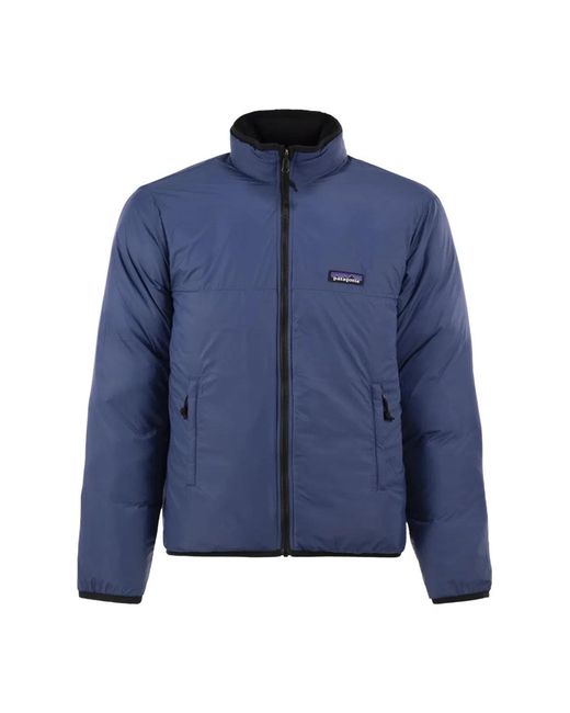 Patagonia Black Reversible Recycled Nylon Down Jacket for men