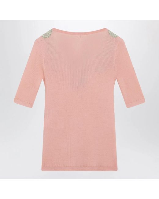 Chloé Pink Wool T-Shirt