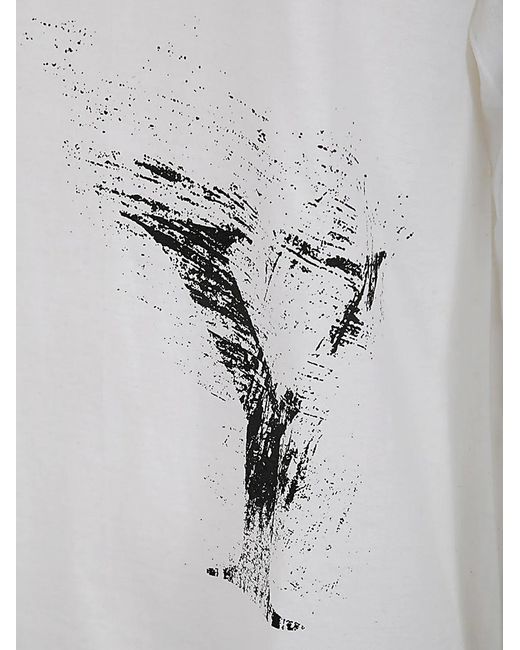 Y's Yohji Yamamoto Gray Round Neck Long Sleeve T B