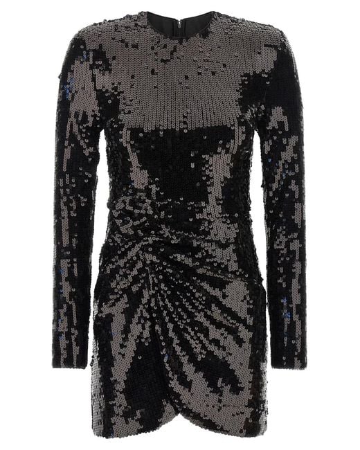 ROTATE BIRGER CHRISTENSEN Black Rotate Birger Christensen Sequin Dress