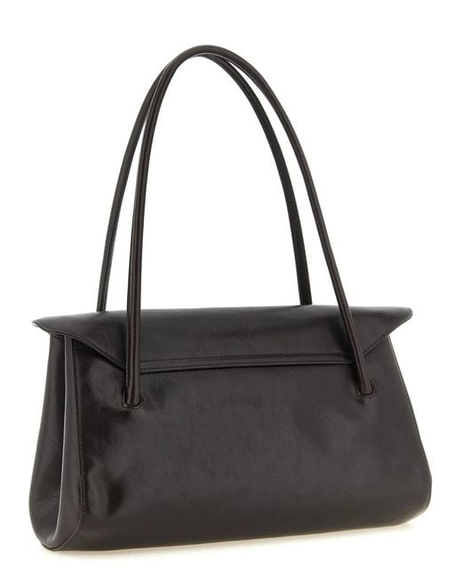 Marni Black E/W Leather Shoulder Bag
