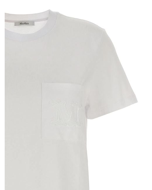 Max Mara White 'Papaia' T-Shirt