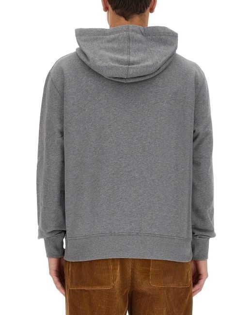 Etro Gray Pegasus Sweatshirt for men