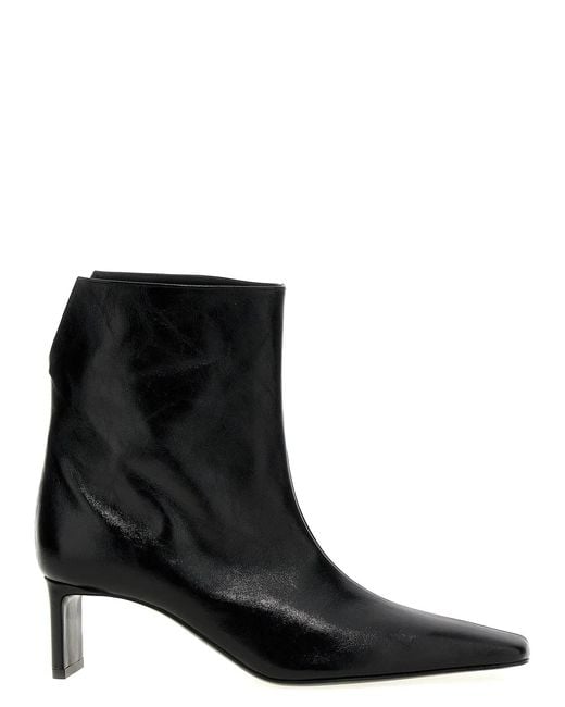 Khaite Black 'Ona' Ankle Boots