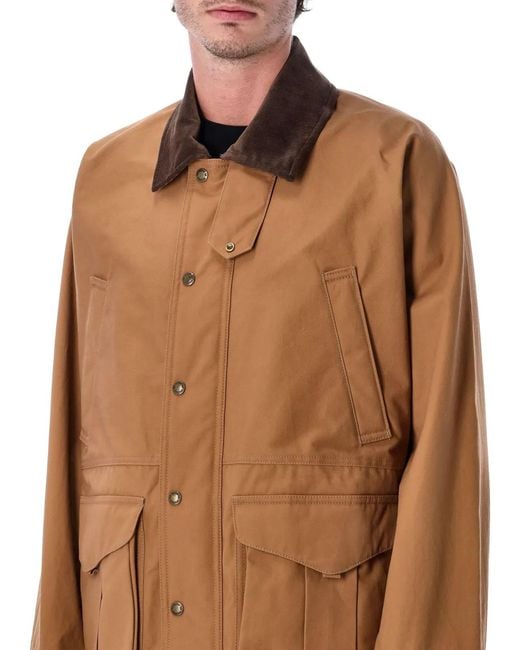 Junya Watanabe Brown Cotton Jacket for men