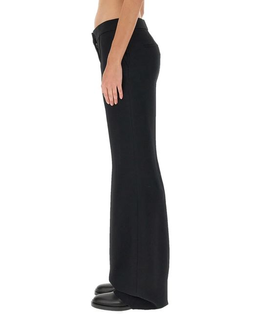 Jil Sander Black Viscose Blend Pants
