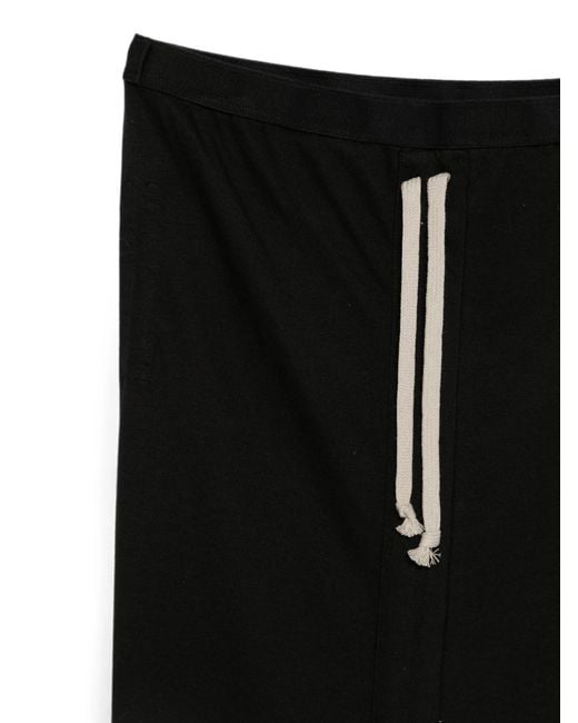 Rick Owens Black Soft Edfu Mini Skirt