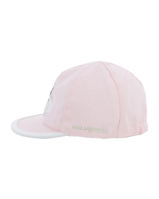 Karl Lagerfeld Pink Hat