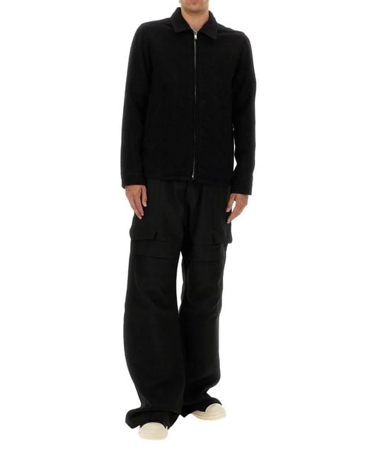 Rick Owens Black Wool Jackets for men