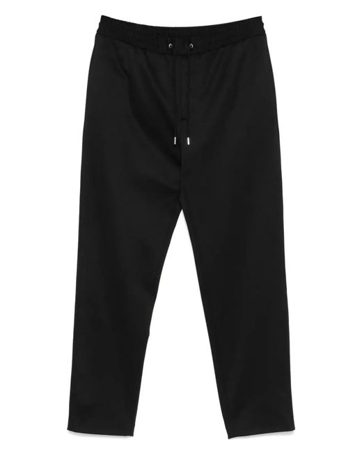 Moncler Black Technical Fabric Trousers for men