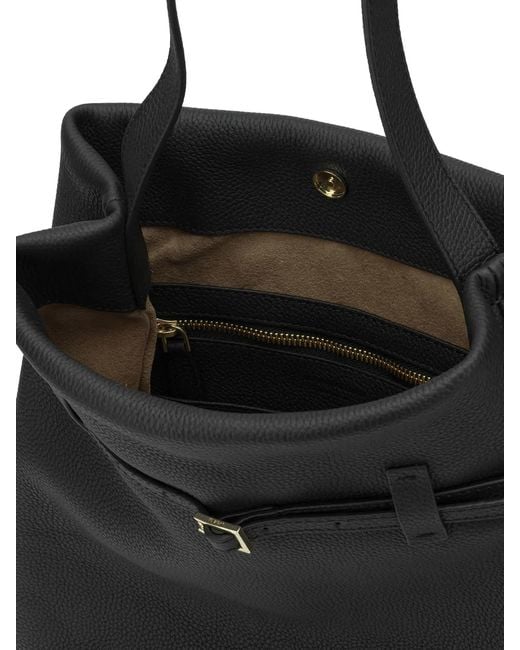 MANU Atelier Black "Tote Du Jour" Medium Shoulder Bag