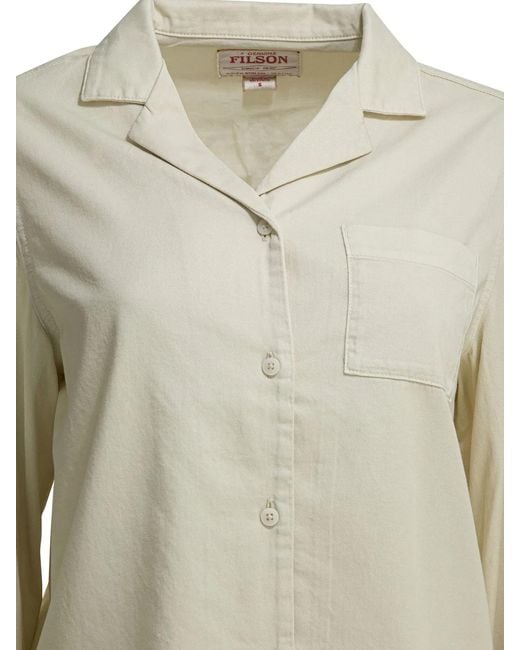 Filson White "Twill Camp" Casual Shirt