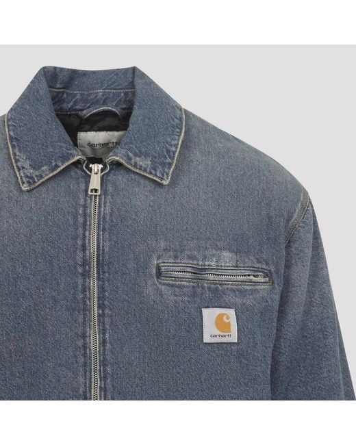 Carhartt Blue Og Detroit Jacket for men