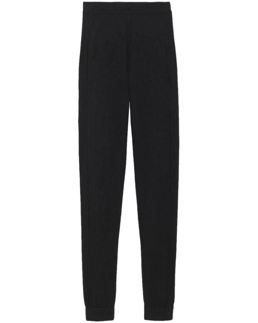 Saint Laurent Black Cashmere Trousers