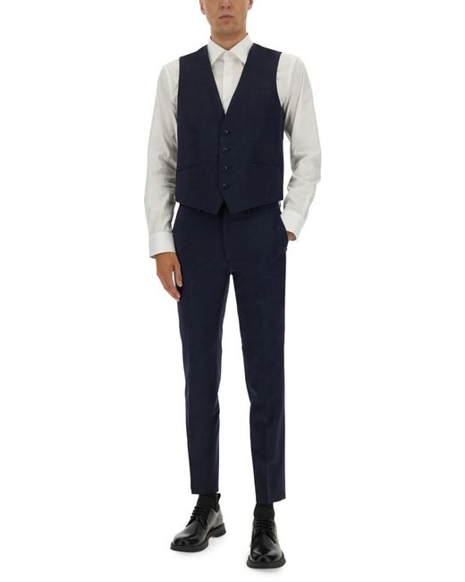 HUGO Blue Slim Fit Vest for men