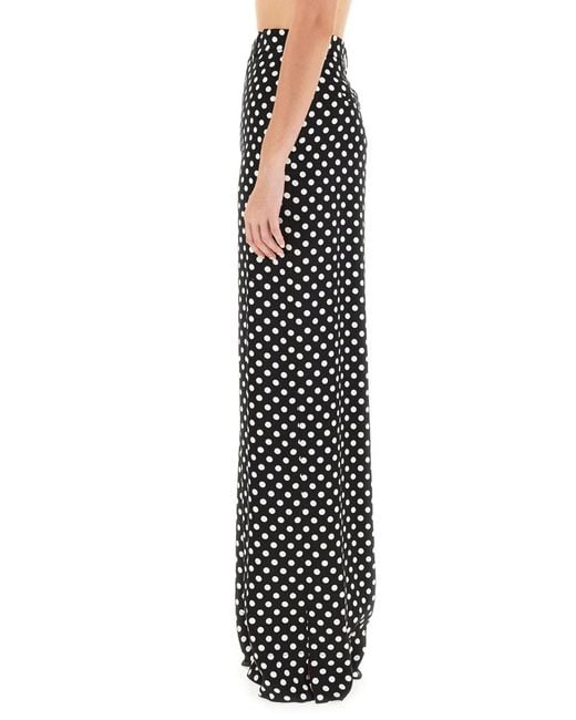 Saint Laurent Black Wide Pants