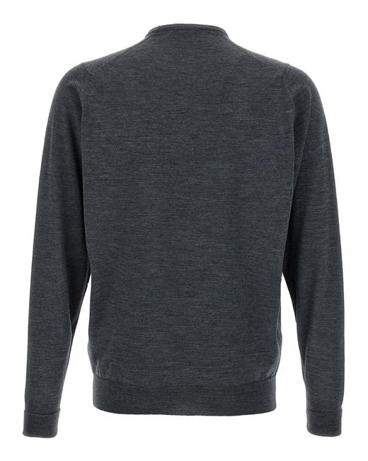 John Smedley Gray 'Marcus' Sweater for men