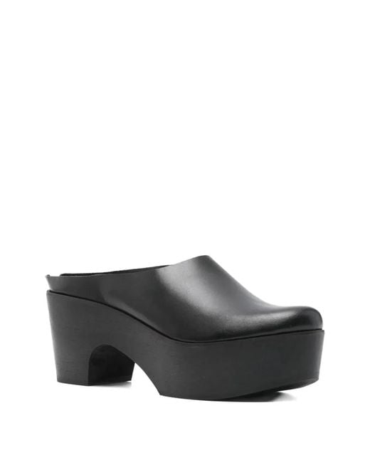 Daniela Gregis Black "Clog" High Sabot Mule