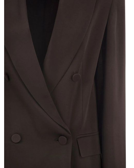 Max Mara Black Maxmara Studio Msearca – Double-Breasted Blazer