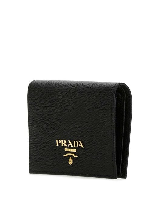 Prada Black Leather Wallet