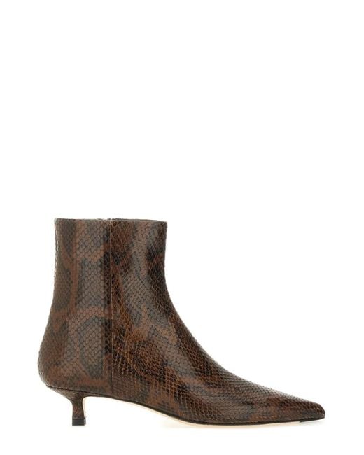 Aeyde Brown Nappa Leather Boot