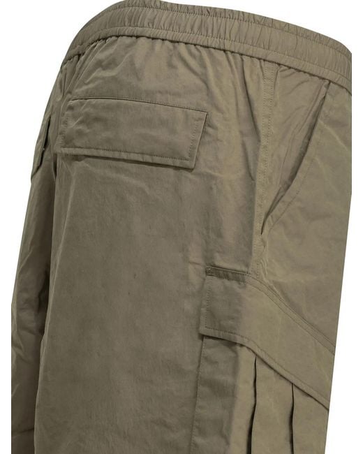 DAIWA PIER 39 Green "Tech 6 Pockets" Cargo Shorts for men