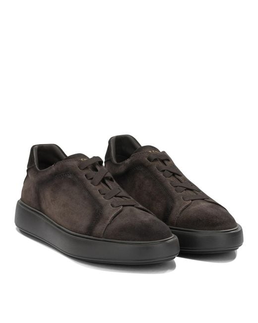 Officine Creative Black "Slouch 001" Low-Top Sneakers for men