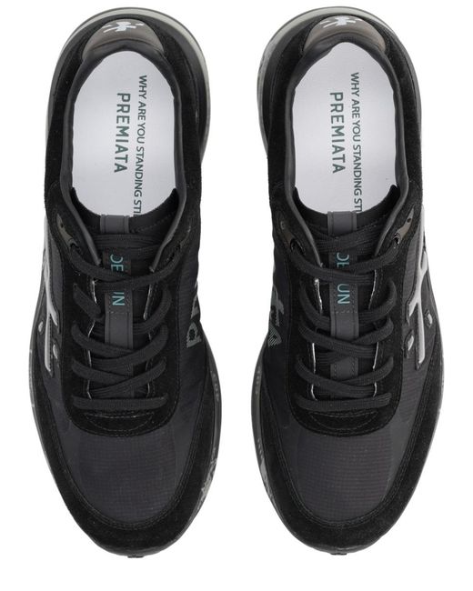 Premiata Black Sneaker "Moerun" for men