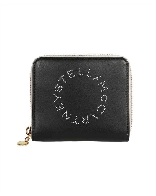 Stella McCartney Black Stella Logo Alter-Nappa Wallet