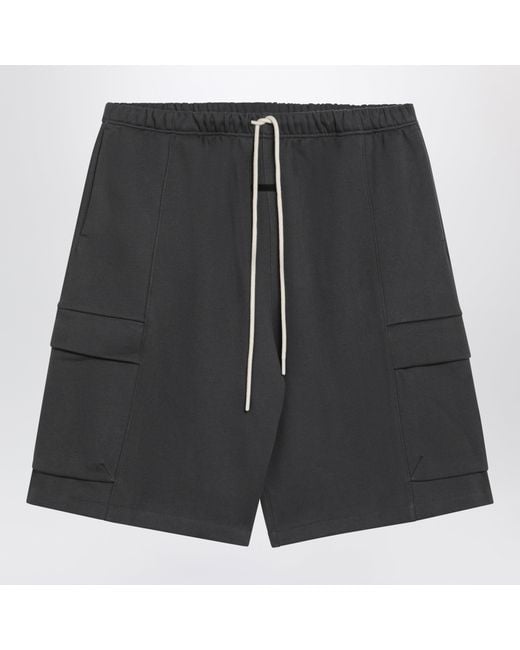 Fear Of God Black Iron Cargo Bermuda Shorts for men