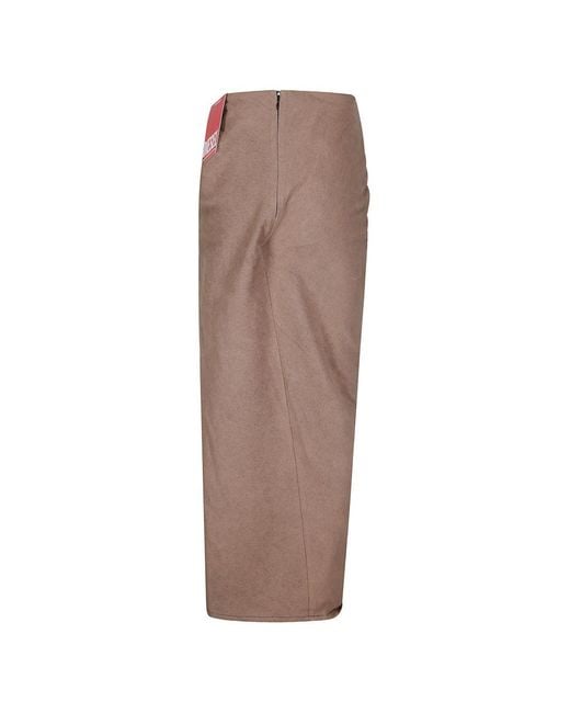 DIESEL Brown Denim Long Skirt