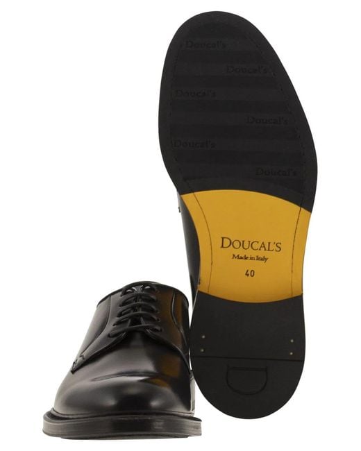 Doucal's Black Berby for men