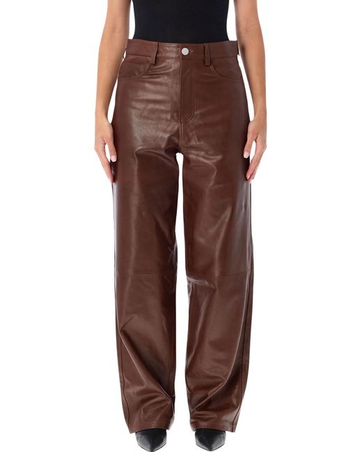 Rohe Red Leather Pant
