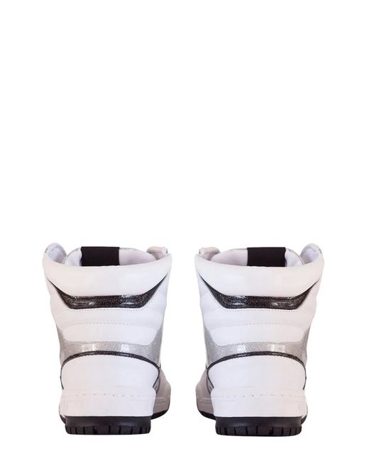 Chiara Ferragni White Logomania High Sneaker