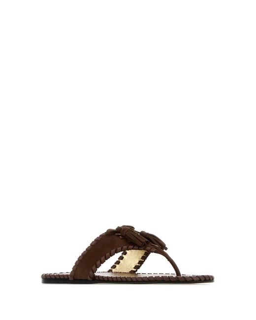 Prada Brown Infradito