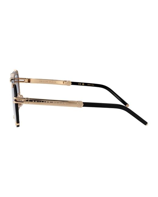 Philipp Plein Metallic Metal Sunglasses