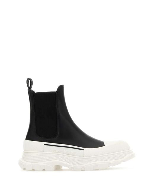 McQueen Black H.Boot S.Rubber