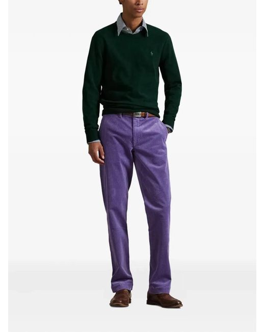 Polo Ralph Lauren Green Wool Crew Neck Jumper for men
