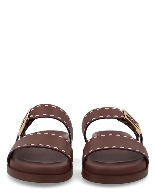 Fendi Brown Sandalo Feel"
