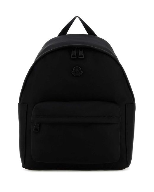 Moncler Black Canvas New Pierrick Backpack for men