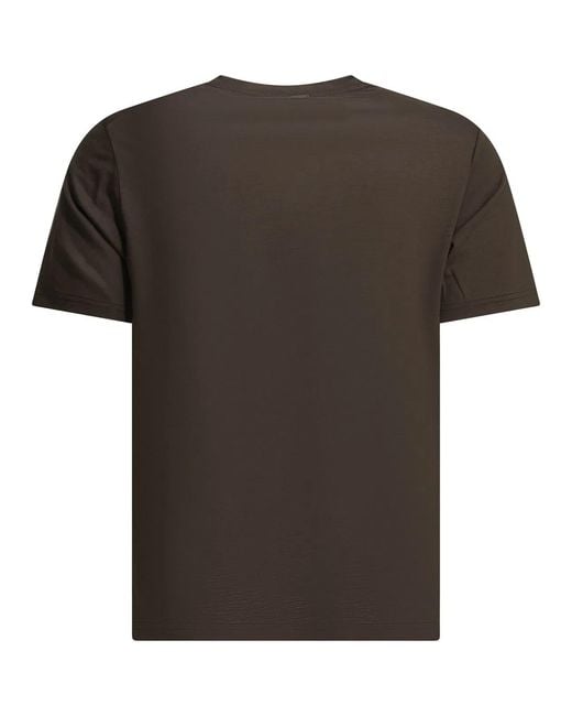 Herno Black "Resort Lana" Crew-Neck T-Shirt for men