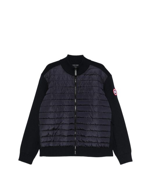Canada Goose Blue Hybridge Wool Jacket for men