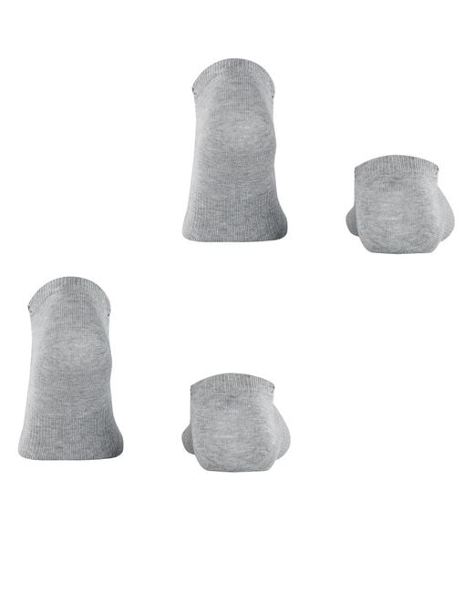 Burlington Gray Set Da 2 Calzini for men