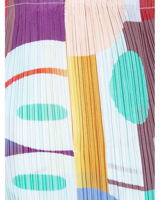 Pleats Please Issey Miyake Red Pleats Please By Issey Miyake "Playground" Trousers